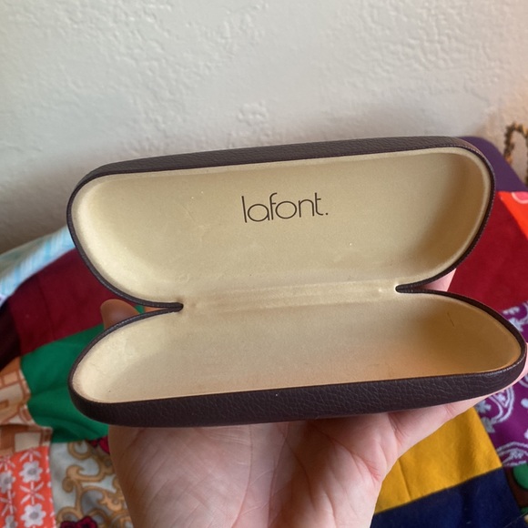 LaFont Interview 2051 52 Gray Glasses Frames Plastic Tortiseshell Made in France - Picture 15 of 16